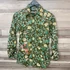 Kép 1/5 - Desigual khaki zöld mintás blúz 40