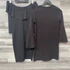 Kép 3/4 - Zara, Bershka fekete csinos ruha szett S-XS