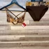 Kép 1/4 - Lisca Tenerife barna-arany bikini L-es bugyi, S-M keresztpántos felsőrésszel