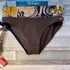 Kép 3/4 - Lisca Tenerife barna-arany bikini L-es bugyi, S-M keresztpántos felsőrésszel