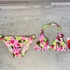 Kép 1/4 - Lisca pink-zöld pöttyös bikini 38/B