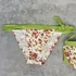 Kép 2/4 - Lisca Cheek Holiday zöld virágos bikini 36/C