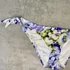 Kép 2/4 - Sielei lila virágmintás merevítős push-up bikini S-M