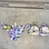 Kép 4/4 - Sielei lila virágmintás merevítős push-up bikini S-M