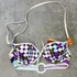 Lisca Fun lila-pöttyös push-up bikini 36/C