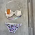 Lisca Fun lila-pöttyös push-up bikini 36/C