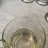 Kép 4/4 - Üveg teás, kávés pohár szett fém kerettel