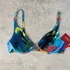 Kép 2/3 - Lisca Nantes színes piros-kék-zöld, merevítős bikini 38/B