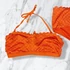 Kép 3/3 - Tu Woman korall-piros pöttyös bikini UK 16