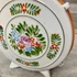 Kép 2/4 - Hollóháza Hungary, Hollóházi porcelán butélia közepes kulacs népies mintával