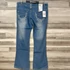 Kép 3/3 - Chickster Bootcut világos koptatott farmernadrág több méretben