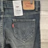 Kép 4/4 - Levis sötét koptatott replika unisex farmernadrág W 32 L 33