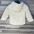 Kép 3/3 - Ladybird: Krémszínű bundás kislány kabát 4-5 éves