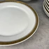 Kép 3/4 - Alföldi porcelán aranyozott szélű tányér szett