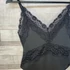 Kép 2/4 - Zara csipkés fekete-fehér body szett M