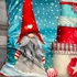 Kép 2/3 - Karácsonyi ajándékdobozos manómintás díszpárna