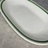 Kép 3/3 - Alföldi porcelán zöld csíkos kis tálaló