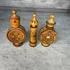 Kép 3/4 - Kézműves faragott fa parfüm tartó tégelyek népies festéssel