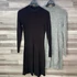 Kép 1/3 - H&amp;M fekete ruha, szürke tunika szett S