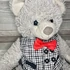 Kép 2/3 - Elegáns Teddy maci plüss játék