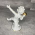 Kép 3/4 - Német aranyozott diszkoszvető porcelán Puttó figura