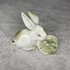 Kép 1/3 - Zsolnay porcelán nyúl dísz káposztával