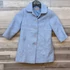Kép 4/7 - C&amp;A, mayoral szürke és kék elegáns kislány kabát szett 3 év