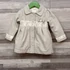 Kép 1/3 - Kanz szövet kislány kabát csipke berakással 12 hónap