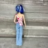 Kép 3/3 - Mattel kék hajú vagány Barbie baba játék