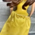Kép 4/4 - Szépség és a Szörnyeteg Belle sárga ruhás barbie játék baba
