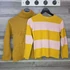 H&M és F&F okkersárga lány pulóver szett, 134/140