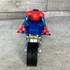 Marvel Hasbro 2013 piros-kék motoros Spiderman Pókember játék figuraMarvel Hasbro 2013 piros-kék motoros Spiderman Pókember játék figura