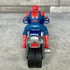Marvel Hasbro 2013 piros-kék motoros Spiderman Pókember játék figura