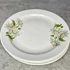 Zsolnay zöld-sárga margaréta mintás porcelán 3 db-s kistányér szett