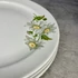 Zsolnay zöld-sárga margaréta mintás porcelán 3 db-s kistányér szettZsolnay zöld-sárga margaréta mintás porcelán 3 db-s kistányér szett