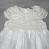 F&F fehér csipkés kislány alkalmi ruha 9-12 hó