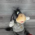 Bumi kockás inges plüss szamár figura