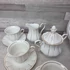 Antik lengyel Walbrzych porcelán teáskészlet