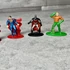 Vintage TM&DC Comics Superman, Superwoman, Batman, Aquaman, Lex Luthor ritka játékfigura szett