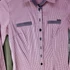 H&M khakizöld laza ing, Rouge kockás rózsaszín blúz 36 szett