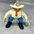 Vintage Fisher Price 1996 Cowboy játék figura szett