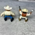 Vintage Fisher Price 1996 Cowboy játék figura szett