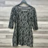 S.Oliver szürke-fekete mintás ruha 36-38