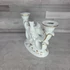Lippelsdorf német porcelán madaras dupla gyertyatartó
