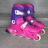 Oxelo pink-lila egysoros lány görkorcsolya, 30-32