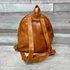 Barna műbőr hátizsák