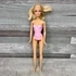 Mattel 1999 Retro rózsaszín tornadresszes szőke Barbie baba játék