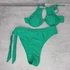 Fűzöld női bikini, M