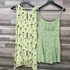 Kép 2/3 - H&amp;M, Newyorker zöld, színes, mintás nyári ruha szett M