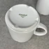 Eschenbach Porzellan Germany fehér mintás porcelán bögre szett